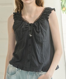 Birthday room（バースデイルーム）の「フリルギャザーノースリーブBL/Frilled gathered sleeveless BL（シャツ/ブラウス）」