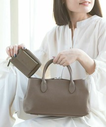 【BARCOS/バルコス】シュリンクレザー3層ハンドバッグ<グラッツェ>