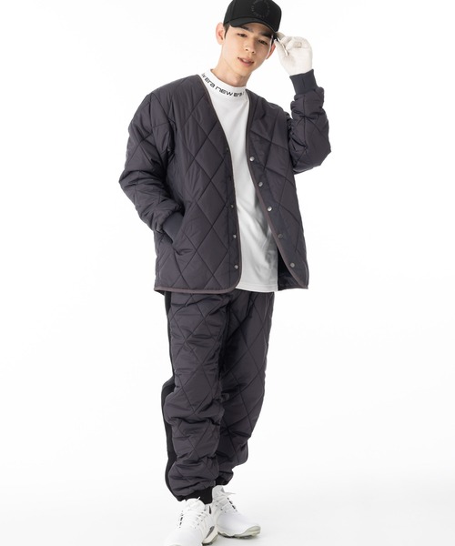 NEW ERA(ニューエラ)の「ニューエラ ゴルフ キルティングジャケット 中綿(その他アウター・メンズ・グレー・S)」の7枚目の写真