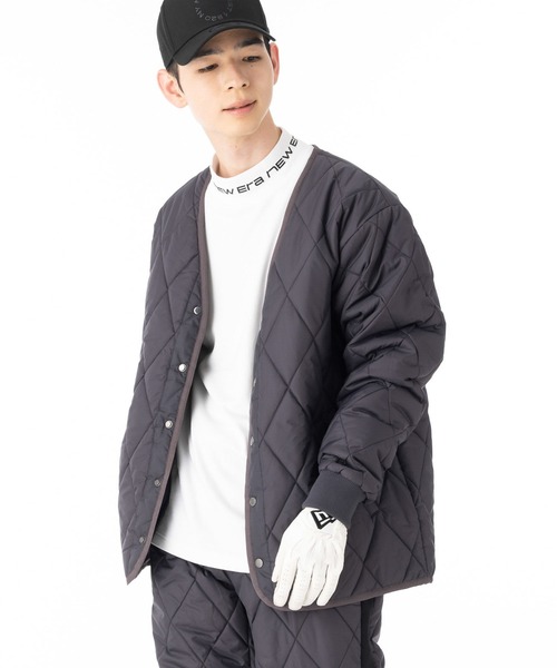 NEW ERA(ニューエラ)の「ニューエラ ゴルフ キルティングジャケット 中綿(その他アウター・メンズ・グレー・S)」の4枚目の写真