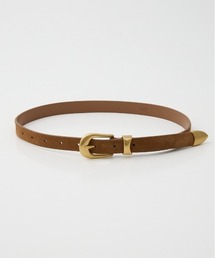SLY | ROUND BUCKLE COW LEATHER BELT ラウンドバックルカウレザーベルト 夏服 秋服(ベルト)
