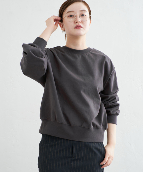 IENA(イエナ)の「《追加2》ジップオープン2WAYスウェットプルオーバー(スウェット・レディース・グレー/ブラック系その他・FREE)」の20枚目の写真