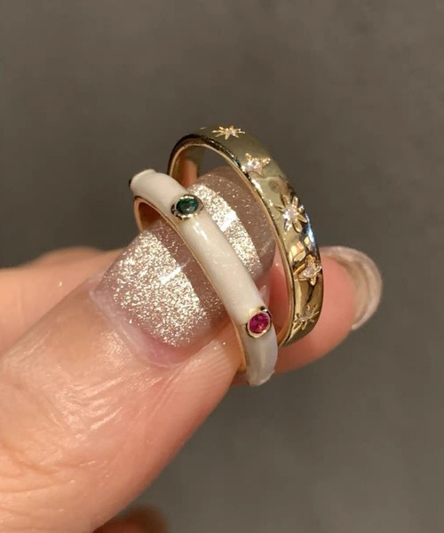 almo(アルモ)の「【456878】ゴールドニュアンスリング2点セット(RO)(リング・メンズ・ゴールド系1/ゴールド系2・FREE)」の10枚目の写真