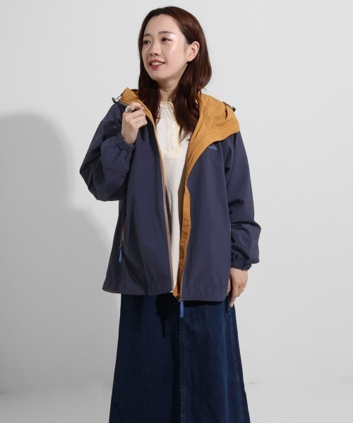 KRIFF MAYER Lady's Collection(クリフメイヤーレディースコレクション)の「アクティブゆったりAラインマウンテンパーカー(マウンテンパーカー・レディース・ネイビー/カラフル/ブラック/その他5/ベージュ/レンガ・MEDIUM/LARGE)」の20枚目の写真