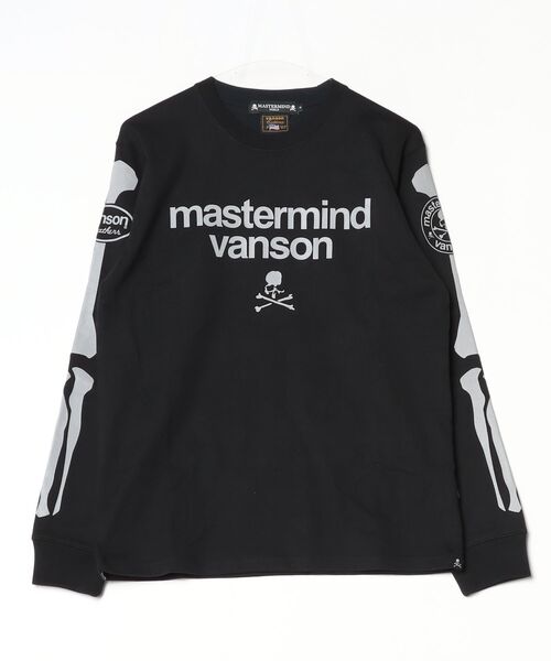 mastermind JAPAN(マスターマインド)の「mastermind(マスターマインド) MASTERMIND×VANSON BONE L/S TEE(Tシャツ/カットソー・メンズ・ブラック・M/XL)」の1枚目の写真
