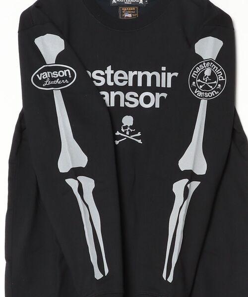 mastermind JAPAN(マスターマインド)の「mastermind(マスターマインド) MASTERMIND×VANSON BONE L/S TEE(Tシャツ/カットソー・メンズ・ブラック・M/XL)」の3枚目の写真