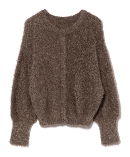 BEAMS HEART(ビームスハート)の「シャギー ジャカード 2WAY ニット プルオーバー(ニット/セーター・レディース・ブラウン/ブラウン系その他2/ブラウン系その他4・FREE)」の3枚目の写真
