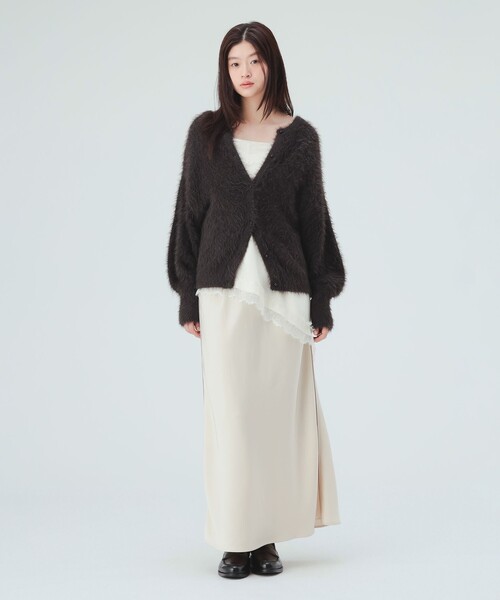 BEAMS HEART(ビームスハート)の「シャギー ジャカード 2WAY ニット プルオーバー(ニット/セーター・レディース・ブラウン/ブラウン系その他2/ブラウン系その他4・FREE)」の11枚目の写真