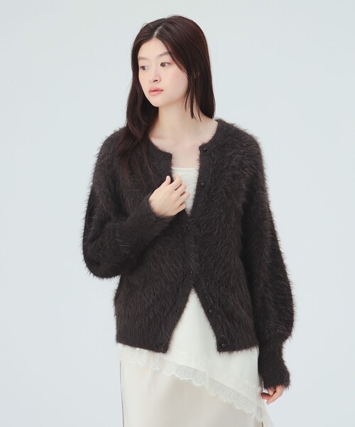 BEAMS HEART(ビームスハート)の「シャギー ジャカード 2WAY ニット プルオーバー(ニット/セーター・レディース・ブラウン/ブラウン系その他2/ブラウン系その他4・FREE)」の13枚目の写真