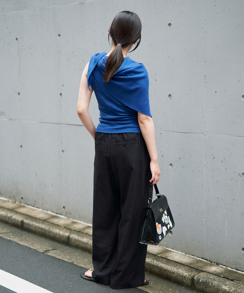 IENA(イエナ)の「《/手洗い可》コクーントラウザーズ(スラックス・レディース・ホワイト/ベージュ/ダークブルー・34/36/38)」の10枚目の写真