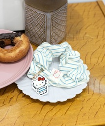 sanrio（サンリオ）の「【ハローキティ】チャーム付きボーダーシュシュ（シュシュ）」