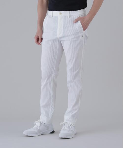 St ANDREWS（セントアンドリュース）の「【St ANDREWS】【ストレッチ】格子ジャガードパンツ (MENS)（その他パンツ・メンズ・ブラック/ホワイト・LL/L/M）」の2枚目の写真