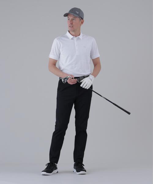 St ANDREWS（セントアンドリュース）の「【St ANDREWS】【ストレッチ】格子ジャガードパンツ (MENS)（その他パンツ・メンズ・ブラック/ホワイト・LL/L/M）」の4枚目の写真