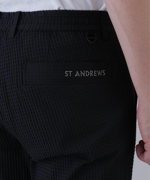 St ANDREWS（セントアンドリュース）の「【St ANDREWS】【ストレッチ】格子ジャガードパンツ (MENS)（その他パンツ・メンズ・ブラック/ホワイト・LL/L/M）」の10枚目の写真