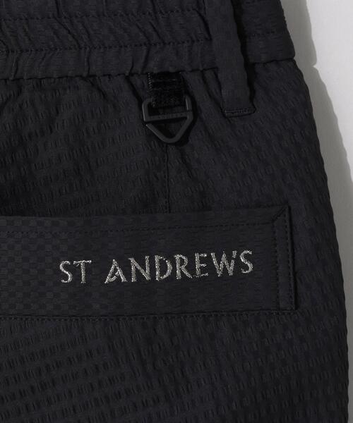 St ANDREWS（セントアンドリュース）の「【St ANDREWS】【ストレッチ】格子ジャガードパンツ (MENS)（その他パンツ・メンズ・ブラック/ホワイト・LL/L/M）」の14枚目の写真