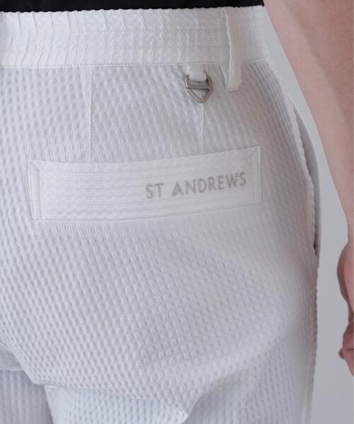 St ANDREWS（セントアンドリュース）の「【St ANDREWS】【ストレッチ】格子ジャガードパンツ (MENS)（その他パンツ・メンズ・ブラック/ホワイト・LL/L/M）」の22枚目の写真