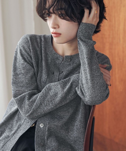 en recre - 【定価¥61,950】リッチなデザイン♪ ニットカーディガン アンレクレ【新品】 UR TECH』Aircareニットカーディガン（カーディガン/ボレロ）｜URBAN