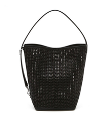 athe（アテ）の「[PANIER] ブラックパニエメッシュショルダーバッグL AABA6E841BK（ショルダーバッグ）」