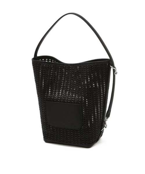 athe（アテ）の「[PANIER] ブラックパニエメッシュショルダーバッグL AABA6E841BK（ショルダーバッグ・レディース・ブラック・FREE）」の3枚目の写真