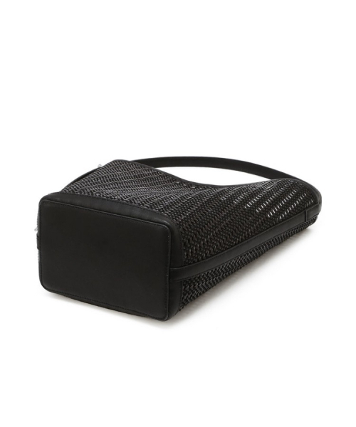 athe（アテ）の「[PANIER] ブラックパニエメッシュショルダーバッグL AABA6E841BK（ショルダーバッグ・レディース・ブラック・FREE）」の6枚目の写真