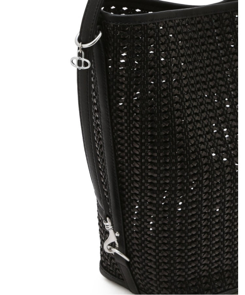 athe（アテ）の「[PANIER] ブラックパニエメッシュショルダーバッグL AABA6E841BK（ショルダーバッグ・レディース・ブラック・FREE）」の9枚目の写真