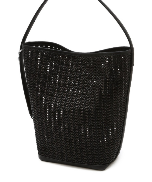 athe（アテ）の「[PANIER] ブラックパニエメッシュショルダーバッグL AABA6E841BK（ショルダーバッグ・レディース・ブラック・FREE）」の10枚目の写真