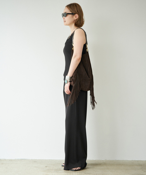 Deuxieme Classe(ドゥーズィエムクラス)の「Lace Rib タンクトップ(Tシャツ/カットソー・レディース・ブラック系その他/ブラック・FREE)」の16枚目の写真