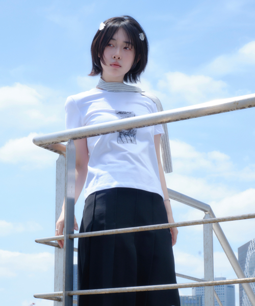 MIUKI(ミユキ)の「Reshiito Basic Tee (White / Slim)(Tシャツ/カットソー・レディース・その他・1/2)」の3枚目の写真