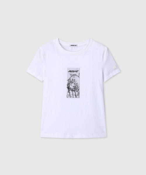 MIUKI(ミユキ)の「Reshiito Basic Tee (White / Slim)(Tシャツ/カットソー・レディース・その他・1/2)」の4枚目の写真