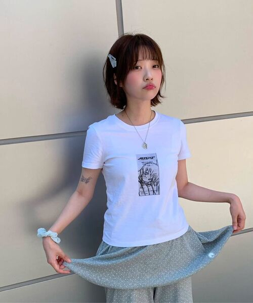MIUKI(ミユキ)の「Reshiito Basic Tee (White / Slim)(Tシャツ/カットソー・レディース・その他・1/2)」の6枚目の写真