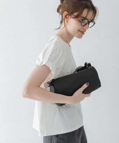 URBAN RESEARCH Sonny Label（アーバンリサーチサニーレーベル）の「接触冷感タックスリーブプルオーバー（Tシャツ/カットソー・レディース・オフホワイト/チャコールグレー/レッド系その他・FREE）」の2枚目の写真