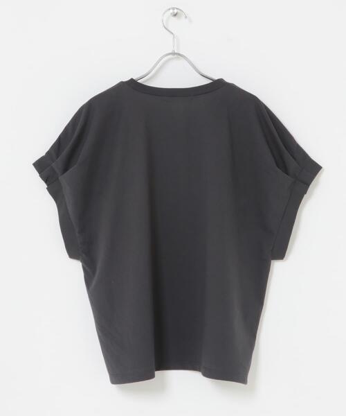 URBAN RESEARCH Sonny Label（アーバンリサーチサニーレーベル）の「接触冷感タックスリーブプルオーバー（Tシャツ/カットソー・レディース・オフホワイト/チャコールグレー/レッド系その他・FREE）」の9枚目の写真