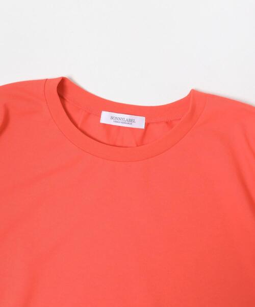 URBAN RESEARCH Sonny Label（アーバンリサーチサニーレーベル）の「接触冷感タックスリーブプルオーバー（Tシャツ/カットソー・レディース・オフホワイト/チャコールグレー/レッド系その他・FREE）」の21枚目の写真