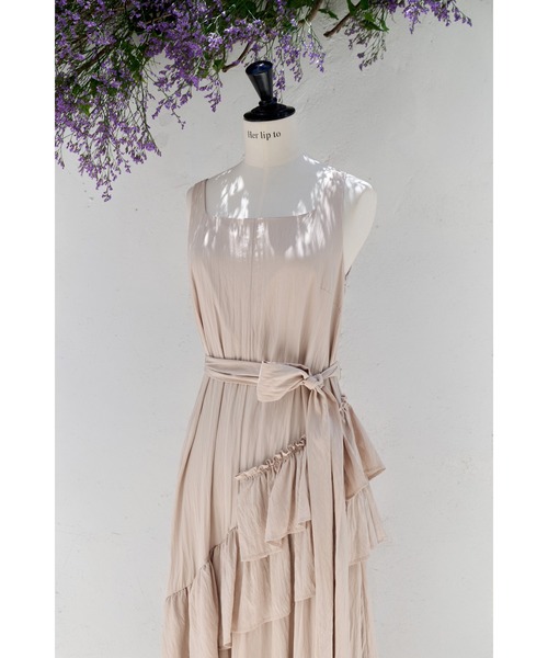 Her lip to（ハーリップトゥー）の「Bellina Ruffled Long Dress（ワンピース・レディース・ローズ/ベージュ系・S/M）」の8枚目の写真