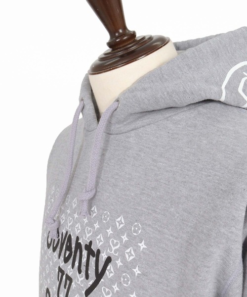 seventy seven(セブンティセブン)の「mpa4179- heavy oz brushed lining hoodie (monogram) パーカー(7726W230)(パーカー・メンズ・ブラック/オフホワイト/トップグレー・S/M/L/XL)」の20枚目の写真