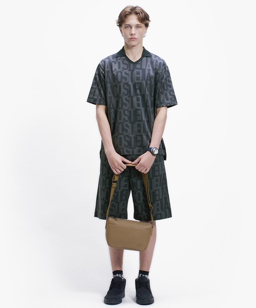 LACOSTE（ラコステ）の「クールマックスプリントスキッパーネックポロシャツ（ポロシャツ・メンズ・チャコール/ブラック/ブラウン/オフホワイト・3/5/4/2）」の17枚目の写真