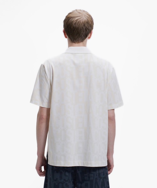 LACOSTE（ラコステ）の「クールマックスプリントスキッパーネックポロシャツ（ポロシャツ・メンズ・チャコール/ブラック/ブラウン/オフホワイト・3/5/4/2）」の18枚目の写真