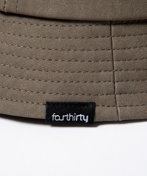 430（フォーサーティ）の「mko13784-LTR METRO HAT メトロハット(26-101)（ハット・メンズ・グレー/ブラック・FREE）」の5枚目の写真