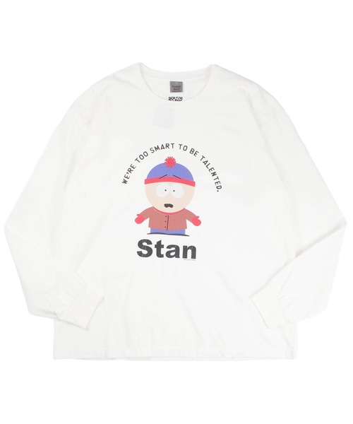 Peroxside（ペルオキシド）の「【Peroxside/ペルオキシド】SOUTH PARK Stan LS TEE（Tシャツ/カットソー・メンズ・ホワイト/ブラック・3/1/2）」の2枚目の写真
