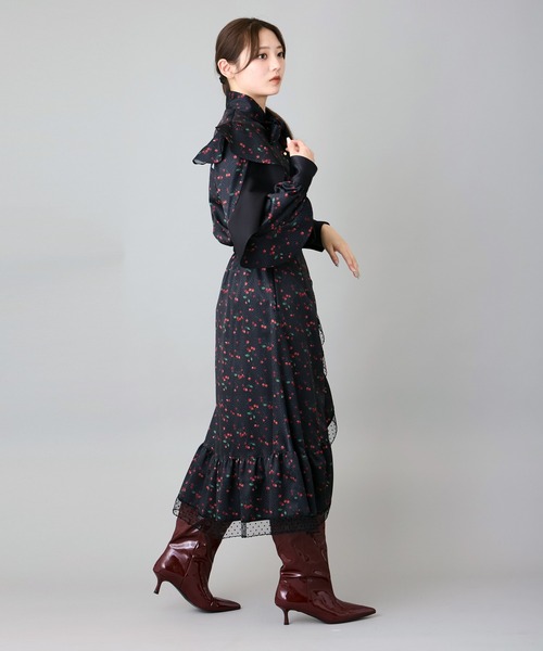 FLUMOR(フラマー)の「オリジナルチェリープリントロングスカート(スカート・レディース・ブラック・38)」の19枚目の写真