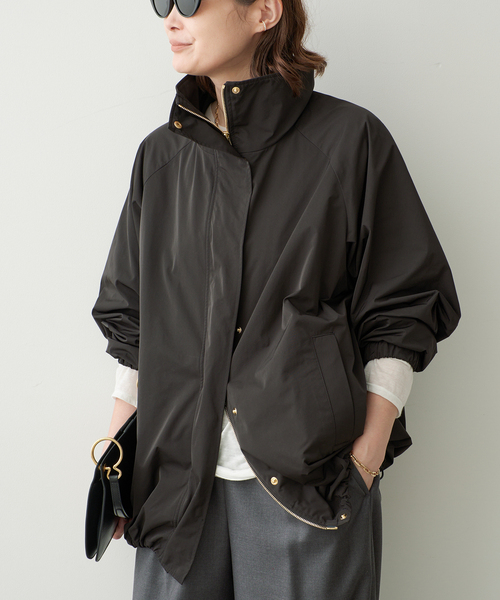 Deuxieme Classe(ドゥーズィエムクラス)の「Active Stand Collar ブルゾン(その他アウター・レディース・ブラック/ベージュ・FREE)」の5枚目の写真