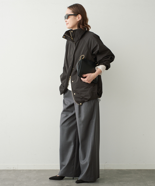 Deuxieme Classe(ドゥーズィエムクラス)の「Active Stand Collar ブルゾン(その他アウター・レディース・ブラック/ベージュ・FREE)」の7枚目の写真