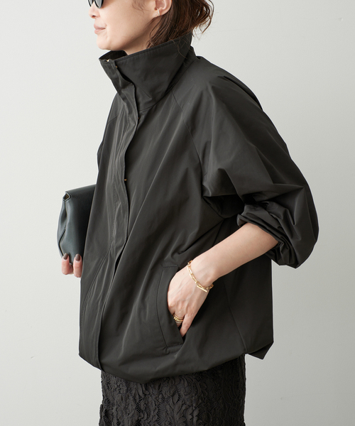 Deuxieme Classe(ドゥーズィエムクラス)の「Active Stand Collar ブルゾン(その他アウター・レディース・ブラック/ベージュ・FREE)」の11枚目の写真