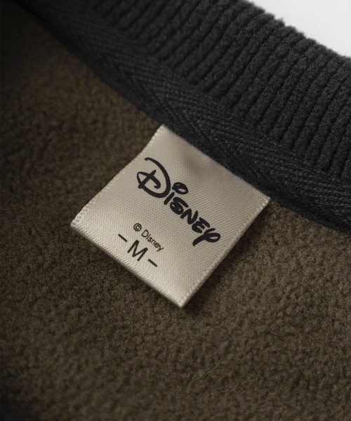 Disney（ディズニー）の「【71】【Disney/ディズニー】【セットアップ可能】ミッキーマウス/目隠しミッキー ワンポイント刺繍 表ワッフル裏フリース ボンディングスウェット/トレーナー/プルオーバー/ユニセックス/レディース/メンズ（スウェット・レディース・ブラック/ピンク/ブルー/ホワイト・L/XL/M）」の15枚目の写真