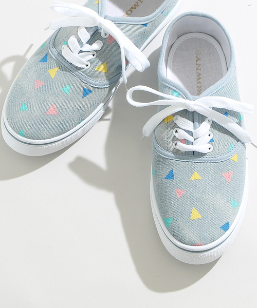 WEGO（ウィゴー）の「WEGO/レースアップスニーカー（スニーカー・レディース・ブラック/イエロー/その他2/ネイビー/その他1/その他3/ホワイト/ピンク・MEDIUM/LARGE）」の8枚目の写真