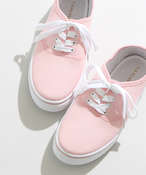 WEGO（ウィゴー）の「WEGO/レースアップスニーカー（スニーカー・レディース・ブラック/イエロー/その他2/ネイビー/その他1/その他3/ホワイト/ピンク・MEDIUM/LARGE）」の5枚目の写真