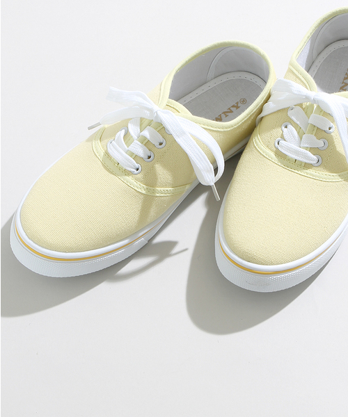 WEGO（ウィゴー）の「WEGO/レースアップスニーカー（スニーカー・レディース・ブラック/イエロー/その他2/ネイビー/その他1/その他3/ホワイト/ピンク・MEDIUM/LARGE）」の4枚目の写真