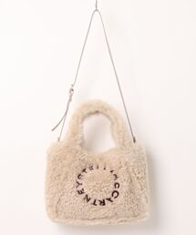 STELLA McCARTNEY | Logo Crossbody Tote Bag Eco Alter Shearling / ロゴ クロスボディ トートバッグ エコ オルター シアリング(トートバッグ)