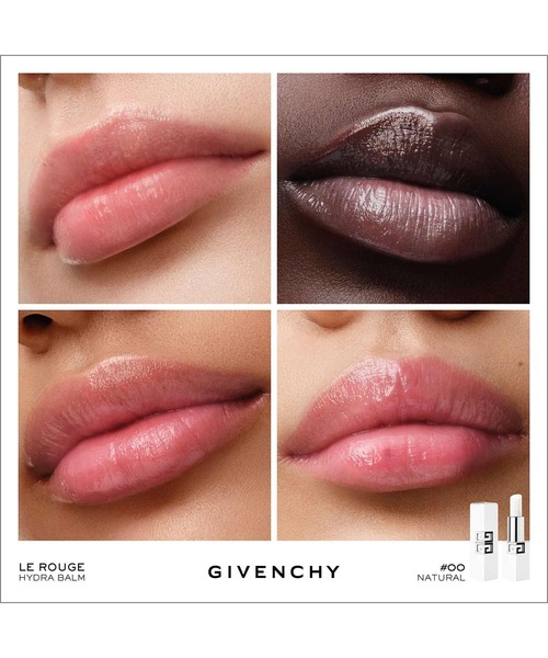 GIVENCHY BEAUTY(ジバンシイ ビューティー)の「ルージュ・ジバンシイ・イドラ・バーム(リップクリーム・レディース・No.00 ナチュラル ホワイト/No.10 ブラック・FREE)」の7枚目の写真