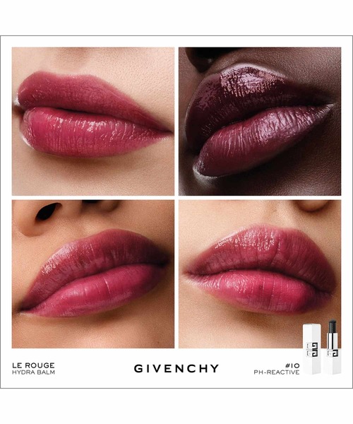 GIVENCHY BEAUTY(ジバンシイ ビューティー)の「ルージュ・ジバンシイ・イドラ・バーム(リップクリーム・レディース・No.00 ナチュラル ホワイト/No.10 ブラック・FREE)」の5枚目の写真
